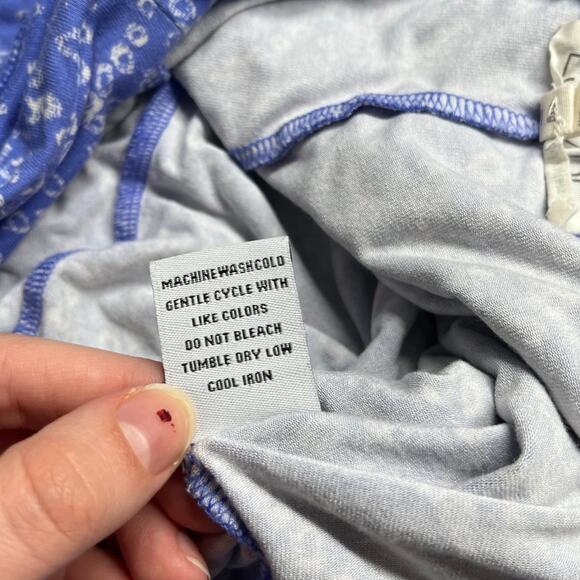 Escape Habitat Skort Small Artsy Dot Pockets Pull On Blue Tennis Golf Athletic - Picture 11 of 14